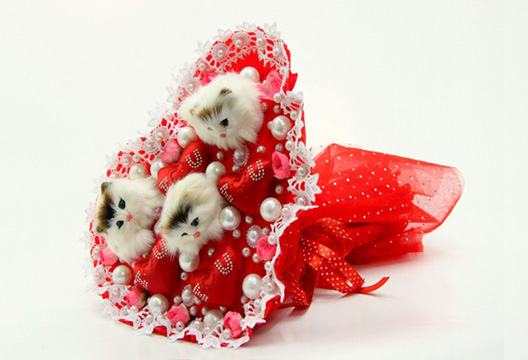 Букет из плюшевых котят 1