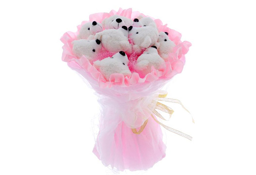 Букет из плюшевых мишек 29