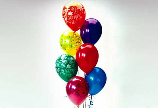 Фонтан из шаров «Ассорти-7»