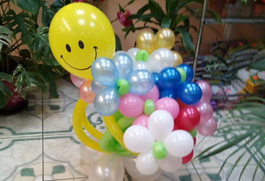 Композиция из надувных шаров 2