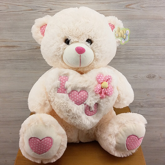 Мишка с сердцем (40 см)