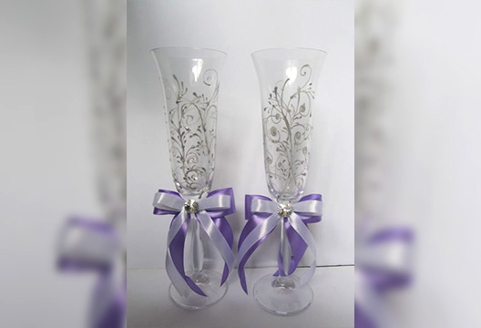 Набор свадебных фужеров